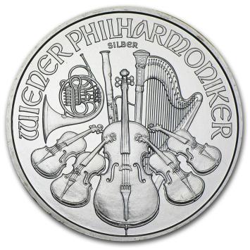 Oostenrijk Philharmoniker 2008 1 ounce silver